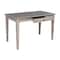 International Concepts Writing Desk with Drawer 26 in D X 26 H, 30 W X Hardwood, Washed Gray Taupe OF09-41 - alternate 6